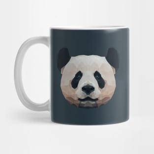 Low Poly Giant Panda Head Mug